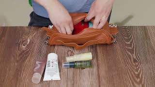 Стильна сумка жіноча через плече в класичному кольорі з натуральної шкіри Vintage 22658 руда