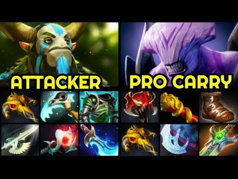 ATTACKER Nature’s Prophet Situational Build - Hard Game vs Faceless Void 7.27 Dota 2