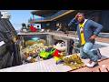 Franklin And Shinchan Find Hidden Secret Base Inside Swimming Pool In GTA 5 Paradox FTW