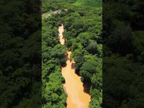 rio verde cheio em Glaucilândia #montesclaros #glaucilândia #mg #drone #montesclarosminas