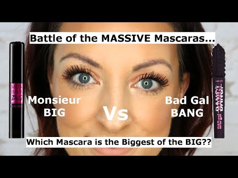 Lancome Monsieur Big mascara vs Benefit Bad Gal Bang mascara | Which is the best for massive lashes?