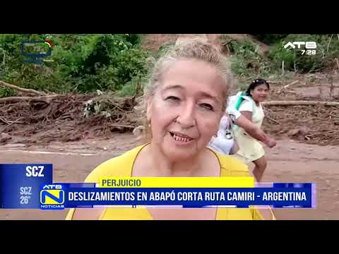 Pasajeros afectados por corte en ruta Camiri