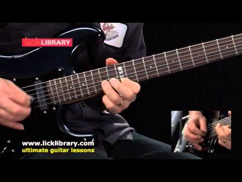 Gary Moore style Quick Licks - Guitar Performance With Danny Gill Licklibrary