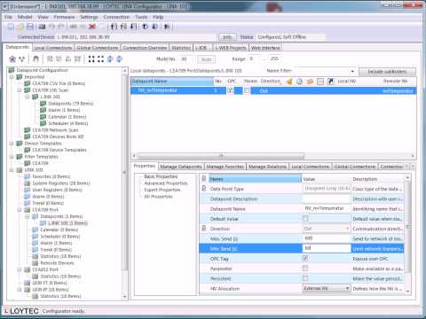 LOYTEC L-INX Configurator - How to import extern network variables (LNS scan or network scan) [B006]