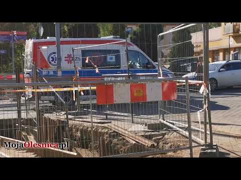 11.05.2021 Oleśnica - kobieta wypadła z okna, wezwano LPR