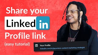 How to Share your Linkedin Profile & Post Link (easy tutorial)