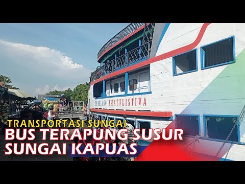 0NewsTV KALBAR - This Floating Bus, Traveling Down the Kapuas River, Is Public Transportation in ...