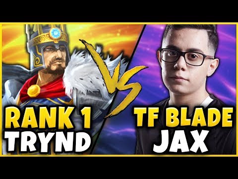 THE ULTIMATE RANK 1 BATTLE! #1 TRYND WORLD VS. TF BLADE JAX! FT. YASSUO - League of Legends