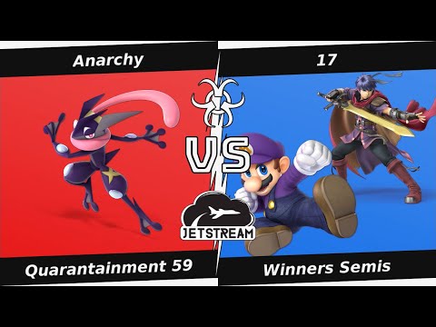 Quarantainment 59 Winners Semis - Anarchy (Greninja) Vs 17 (Mario, Ike) - SSBU