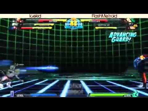 2-28-11 Icekid (Taskmaster/Arthur/Sentinel) vs FlashMetroid (Viewtiful Joe/Tron/Morrigan) 2 - MvC3