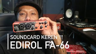 Video thumbnail for REVIEW Soundcard Murah Portable Edirol FA-66 Adiknya Edirol FA-101 by Ahmad Gaboel
