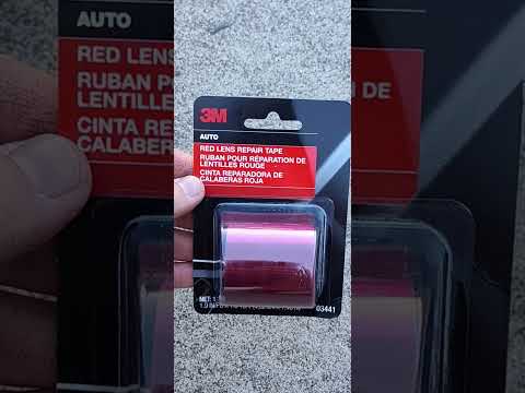 TECH TIP #16 BRAKE LIGHT TAIL LIGHT TAPE COVER BROKEN TAIL LIGHT #automobile