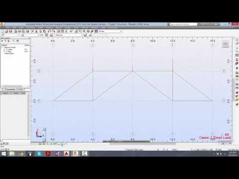 Robot Structural Analysis 2015 - Simple Truss Analysis