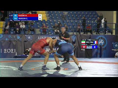 BRONZE GR - 78 kg: M. KAZEMI (IRI) v. E. BUISSON (FRA)