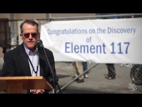 Tennessine announced as provisional name for superheavy element 117