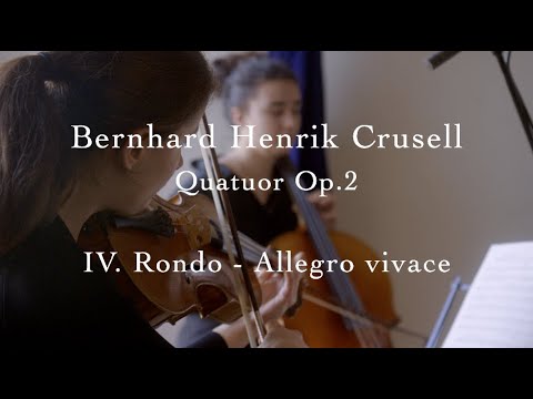 Bernhard Crusell - Quatuor op.2 (IV. Rondo - Allegro Vivace) // Arthur Stockel