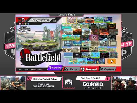 The NaCl Monthly 2/3/2018 Loser's Finals: Peabnut & Zebra Vs Salt One & ScAtt?