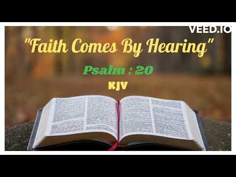The Holy Bible - Audio Reading : PSALM : 20 - King James Version - Recorded on 22.4.24