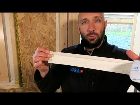 Fenêtre dans un mur à ossature en bois - SIGA Corvum 12/48