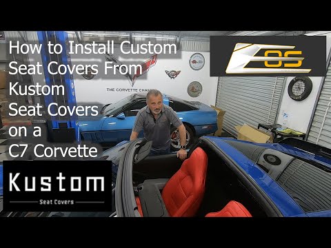 How to Install Custom Seat Covers From Kustom Seat Covers on a C7 Corvette
