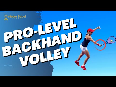 Improve your backhand volley technique | Tennis lesson