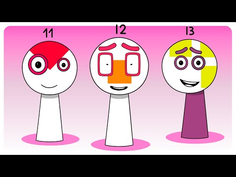 Sprunki OC Numberblocks 11, 12, 13 | Compilation Incredibox #sprunki #incredibox #numberblocks