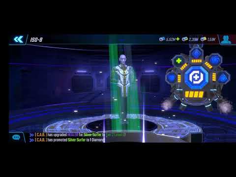 Marvel Strike Force Silver Surfer 7 Red Star to 1 Diamond Upgrade