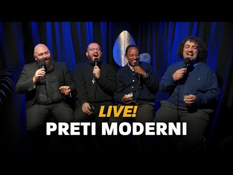 LIVE! Lo show dei PRETI: errori ai funerali, il dentifricio di Gesù, nomi da Papa
