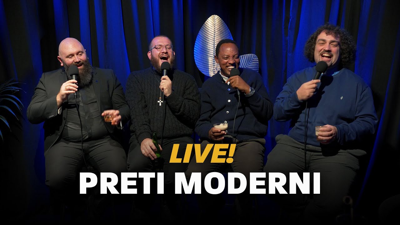 LIVE! Lo show dei PRETI: errori ai funerali, il dentifricio di Gesù, nomi da Papa