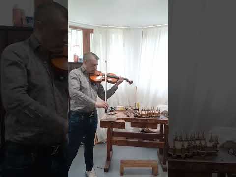 Professional Handmade 4/4 Violin – Stradivari 1714 “Soil” Model – Master European Luthier – Antiqued Finish – Certificate & Video Included image 12