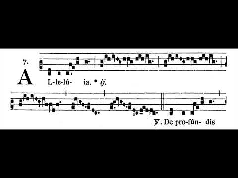 23rd & 24th Sunday after Pentecost ALLELUIA:  De Profúndis clamávi (solfeggio)