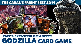 Godzilla Card Game  - Exploring the 4 Decks