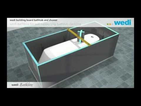Slide 2 - Wedi 770 x 600 x 20mm - Bathboard (video)
