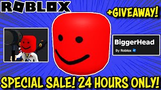 SPECIAL ROBLOX SALE! Get This BIGGERHEAD for 24 Hours ONLY!