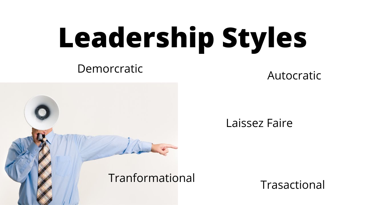 Leadership Styles | Democratic | Autocratic | Laissez faire | Tranformational | Transactional