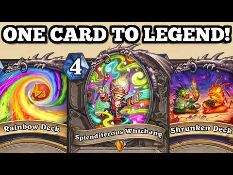 Diamond 5 to Legend with only ONE card! Whizbang is amazing!
