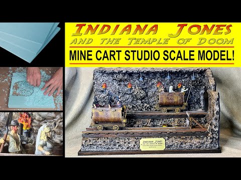 Let's Build an Epic Studio Scale Mine Cart Chase Replica of Indiana Jones and the Temple of Doom