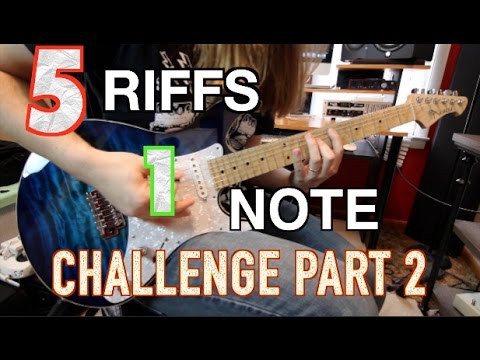Can You Name These Riffs By Just One Note? (CHALLENGE) PART 2