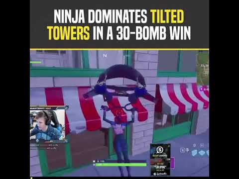 Ninja's 30-Bomb In Solo Squads - Tilted Rampage