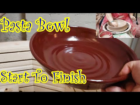 Pottery Pasta Bowl - Start To Finish - TUTORIAL