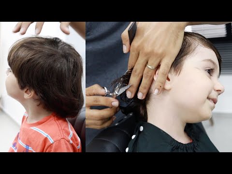 Como Fazer Corte Infantil Todo Na Tesoura ✂ Passo a Passo Fácil | com Farley Santiago