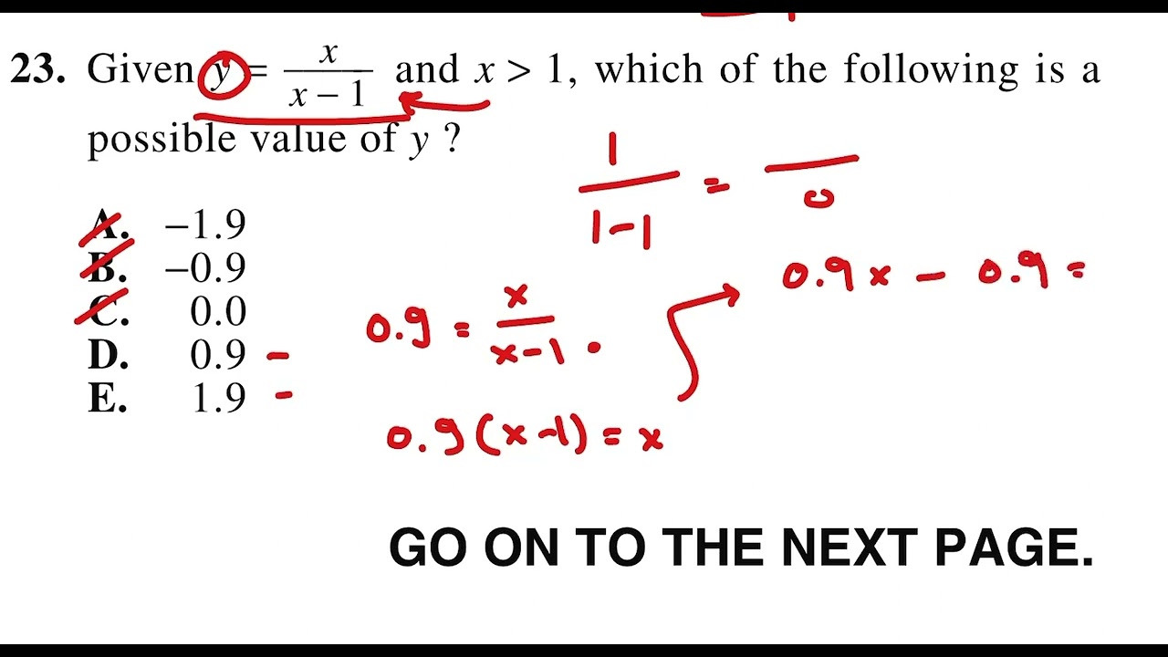 ACT Math Question of the Day: 23