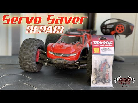 Traxxas Rustler 4X4 VXL | Servo Saver repair
