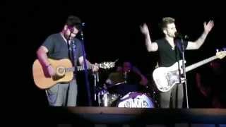 Swon Brothers sing Chasing You Around Marietta, OH 9-5-14