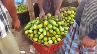 preview picture of video 'Amar Gram Biswanath sylhet  Cucumber Stall Biswanath Bazzar'