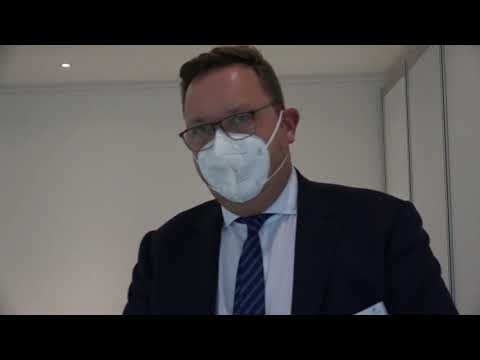 Impfstraße im Klinikum