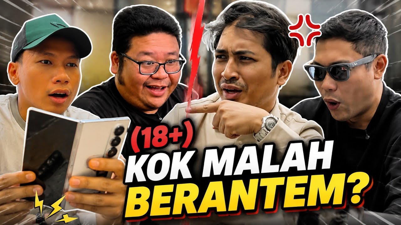 Reaksi Temen Tongkrongan Lihat Galaxy Z Fold8 Pertama Kalinya!