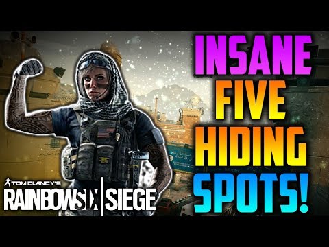 CRAZY (OP) 5 HIDING SPOTS ON BORDER! *OPERATION BURNT HORIZON* - Rainbow Six Siege