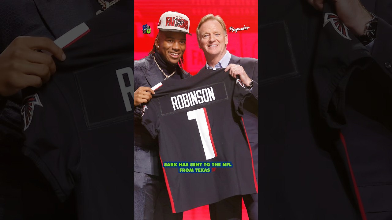 Coach Sark playin’ chess not checkers ‼️ #getgotpod #coachsark #bijanrobinson #nfldraft #texas