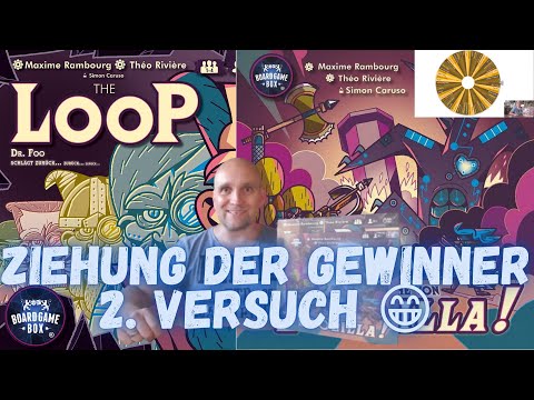 The Loop Paket Verlosung - Ziehung der Gewinner - 2. Versuch - Brettspiel Teddy - Board Games